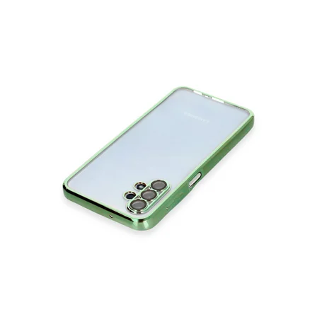 Galaxy A13 4G Kılıf Razer Lensli Silikon - Yeşil