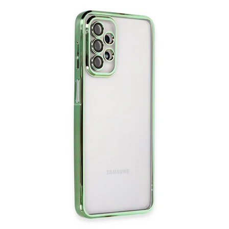Galaxy A23 4G Kılıf Razer Lensli Silikon - Yeşil