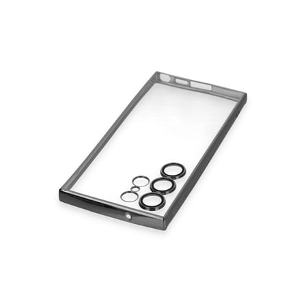 Galaxy S24 Ultra Kılıf Razer Lensli Silikon - Yeşil