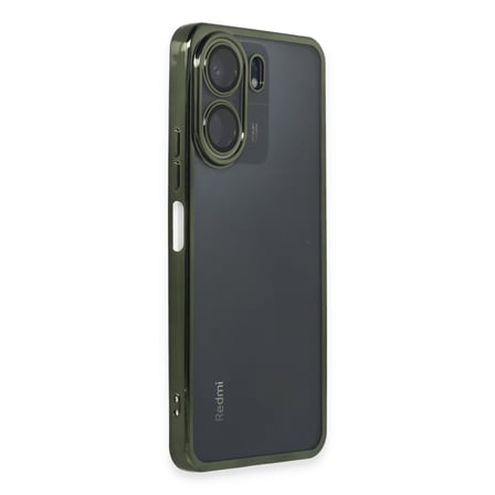 Redmi 13C Kılıf Razer Lensli Silikon - Yeşil