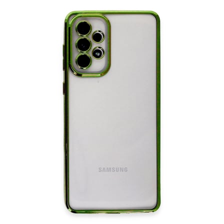 Galaxy A53 5G Kılıf Razer Lensli Silikon - Yeşil