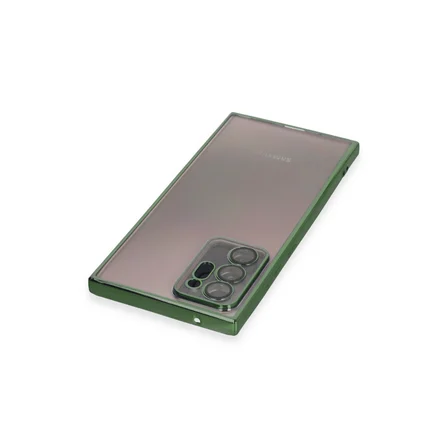 Galaxy Note 20 Ultra Kılıf Razer Lensli Silikon - Yeşil