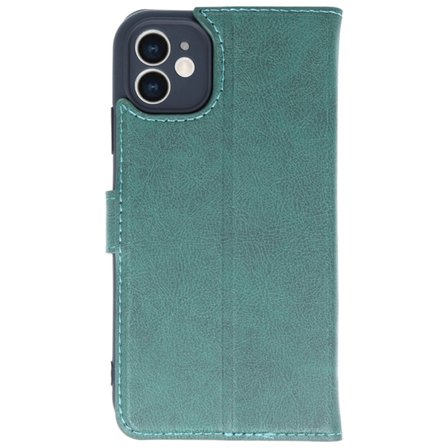 iPhone 11 Kılıf Trend S Plus Kapaklı Kılıf - Yeşil