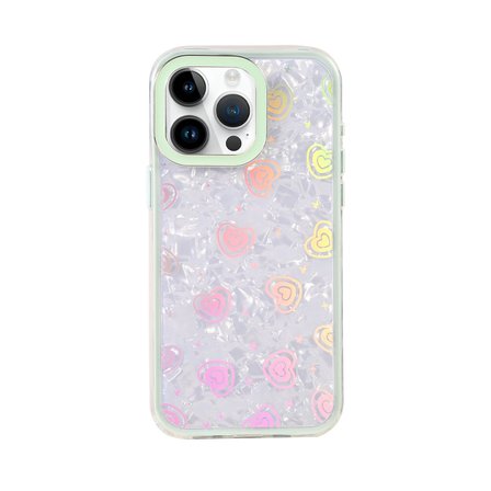 iPhone 14 Pro Max Lumi Desenli Kapak - Yeşil