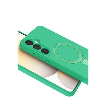 Galaxy A35 5G Regal Magsafe Standlı Kapak - Yeşil