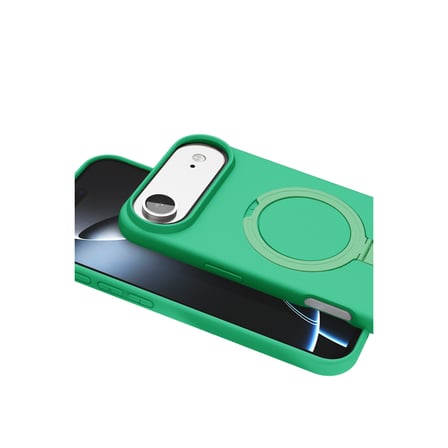 iPhone 17 Air Regal Magsafe Standlı Kapak - Yeşil