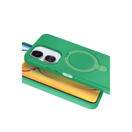 Redmi 13C Regal Magsafe Standlı Kapak - Yeşil