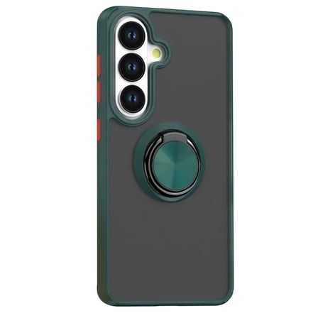 Galaxy S26 Plus Montreal Yüzüklü Silikon Kapak - Yeşil