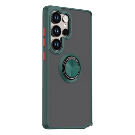 Galaxy S26 Ultra Montreal Yüzüklü Silikon Kapak - Yeşil
