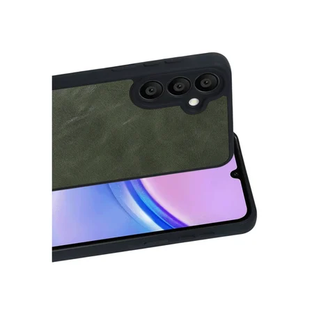 Galaxy A57 5G Aras Deri Kapak - Yeşil