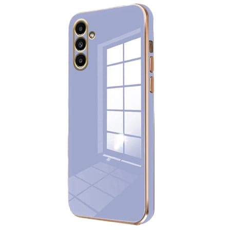 Galaxy A25 5G Kılıf Volet Silikon - Mavi