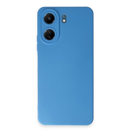 Redmi 13C Kılıf Nano içi Kadife Silikon - Mavi