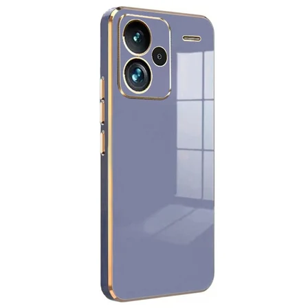 Redmi Note 13 Pro Plus Kılıf Volet Silikon - Mavi