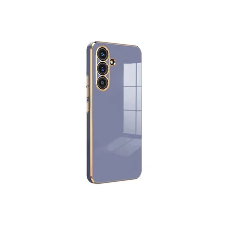 Galaxy S24 FE Kılıf Volet Silikon - Mavi