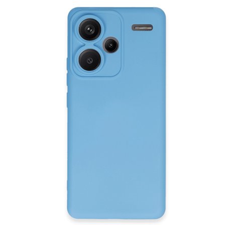 Redmi Note 13 Pro Plus Kılıf Nano içi Kadife Silikon - Mavi