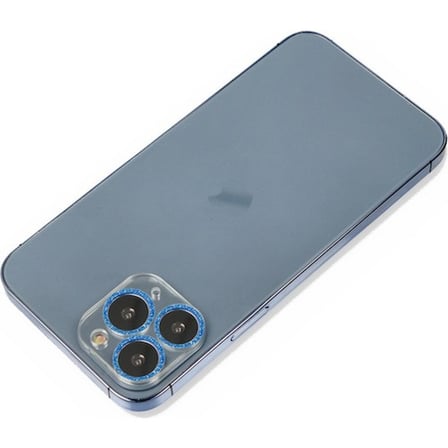 iPhone 11 Pro Max Shine Kamera Lens Koruma Cam - Mavi