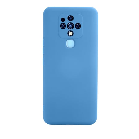 Camon 16 Kılıf Nano içi Kadife Silikon - Mavi