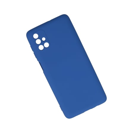 Galaxy M51 Kılıf Nano içi Kadife Silikon - Mavi