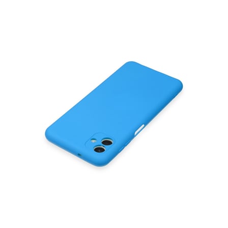 Galaxy A04E Kılıf Nano içi Kadife Silikon - Mavi