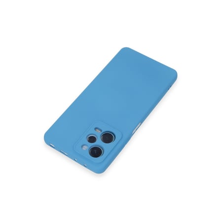 Redmi Note 12 Pro 5G Kılıf Nano içi Kadife Silikon - Mavi