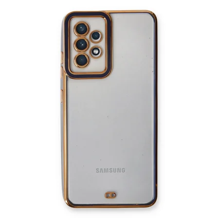 Galaxy A33 5G Kılıf Liva Lens Silikon - Mavi