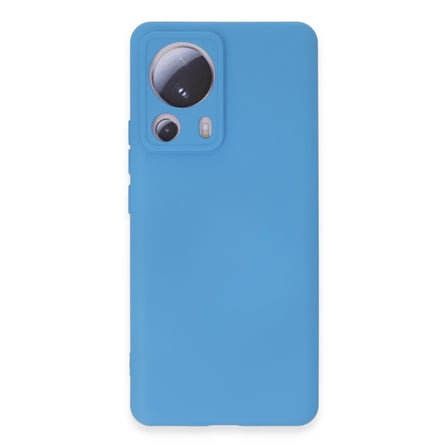Mi 13 Lite Kılıf Nano içi Kadife Silikon - Mavi