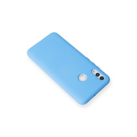 P Smart 2019 Kılıf Nano içi Kadife Silikon - Mavi