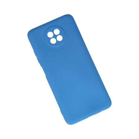 Redmi Note 9 5G Kılıf Nano içi Kadife Silikon - Mavi