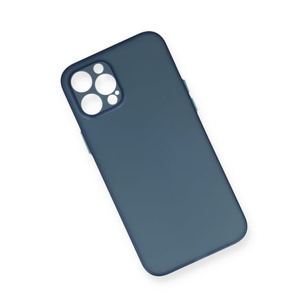 iPhone 12 Pro Max Kılıf PP Ultra İnce Kapak - Mavi