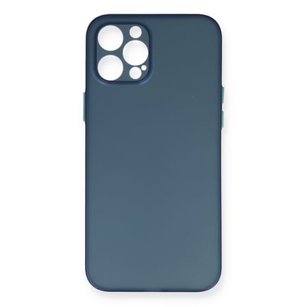 iPhone 12 Pro Max Kılıf PP Ultra İnce Kapak - Mavi