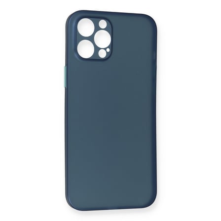 iPhone 12 Pro Max Kılıf PP Ultra İnce Kapak - Mavi