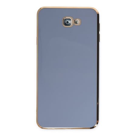 Galaxy J7 Prime Kılıf Volet Silikon - Mavi