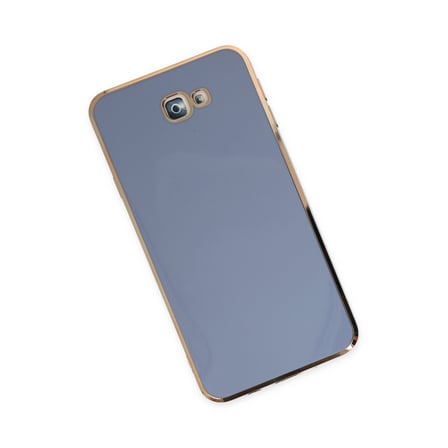 Galaxy J7 Prime Kılıf Volet Silikon - Mavi