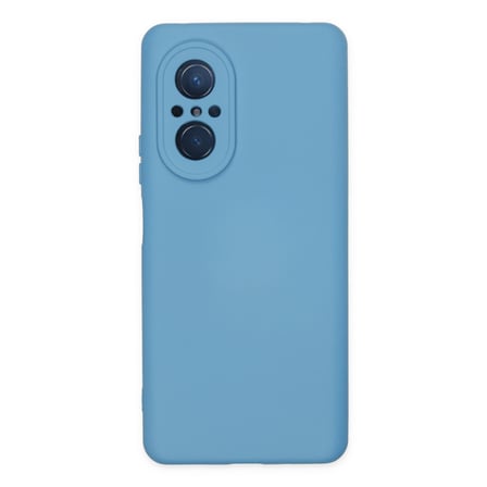 Nova 9 SE Kılıf Nano içi Kadife Silikon - Mavi