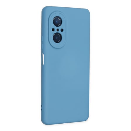 Nova 9 SE Kılıf Nano içi Kadife Silikon - Mavi