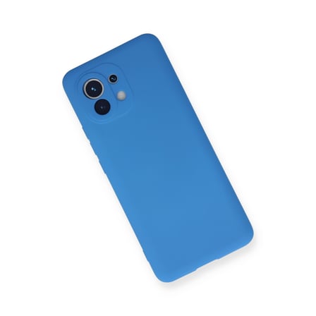 Mi 11 Kılıf Nano içi Kadife Silikon - Mavi