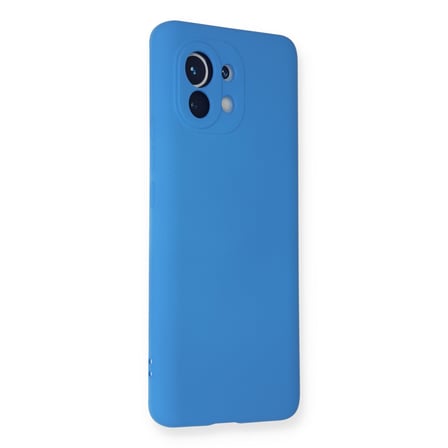 Mi 11 Kılıf Nano içi Kadife Silikon - Mavi