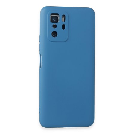 Poco X3 GT Kılıf Nano içi Kadife Silikon - Mavi