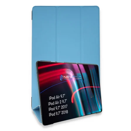 iPad 5 Air 9.7 Kılıf Tablet Smart Kılıf - Mavi