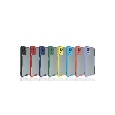 Note 10 Kılıf Platin Silikon - Mavi