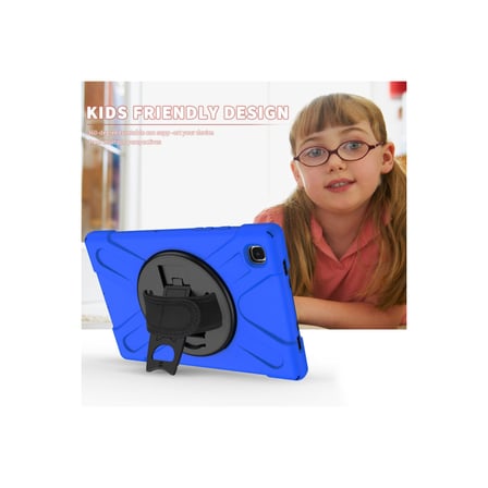 Galaxy T220 Tab A7 Lite 8.7 Kılıf Amazing Tablet Kapak - Mavi