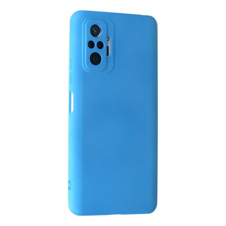 Redmi Note 10 Pro Kılıf Nano içi Kadife Silikon - Mavi