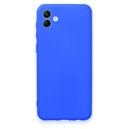 Galaxy A04 Kılıf First Silikon - Mavi