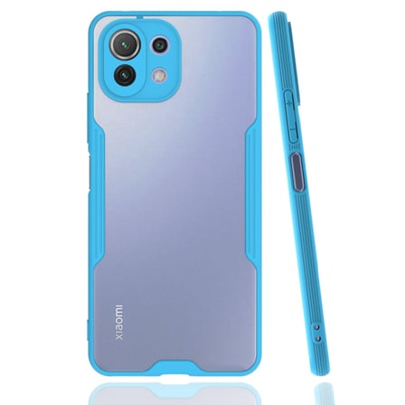Mİ 11 Lite Kılıf Platin Silikon - Mavi