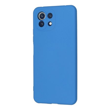 Mİ 11 Lite Kılıf Nano içi Kadife Silikon - Mavi