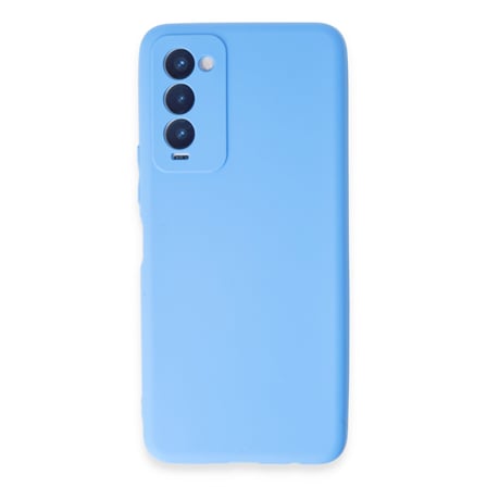 Camon 18 Kılıf First Silikon - Mavi