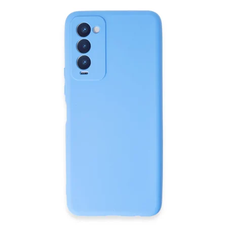 Camon 18 Kılıf First Silikon - Mavi