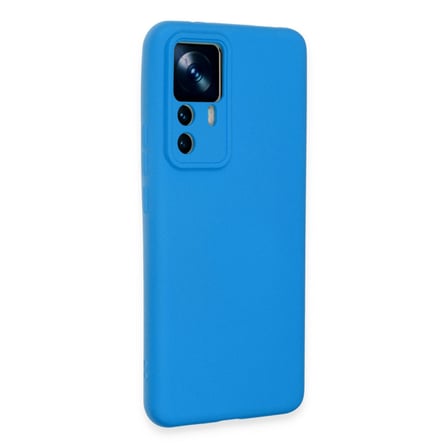 Mi 12T Pro Kılıf Nano içi Kadife Silikon - Mavi
