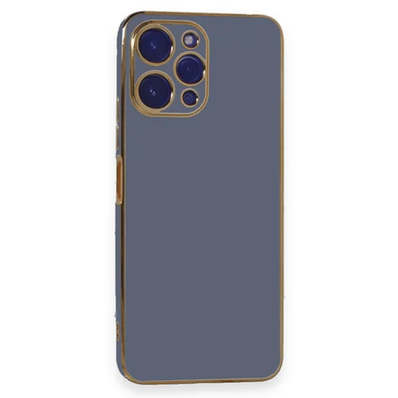 Poco M6 Pro 5G Kılıf Volet Silikon - Mavi