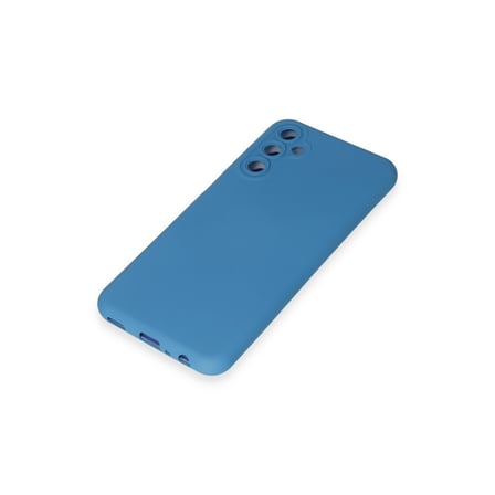 Galaxy M34 5G Kılıf Nano içi Kadife Silikon - Mavi
